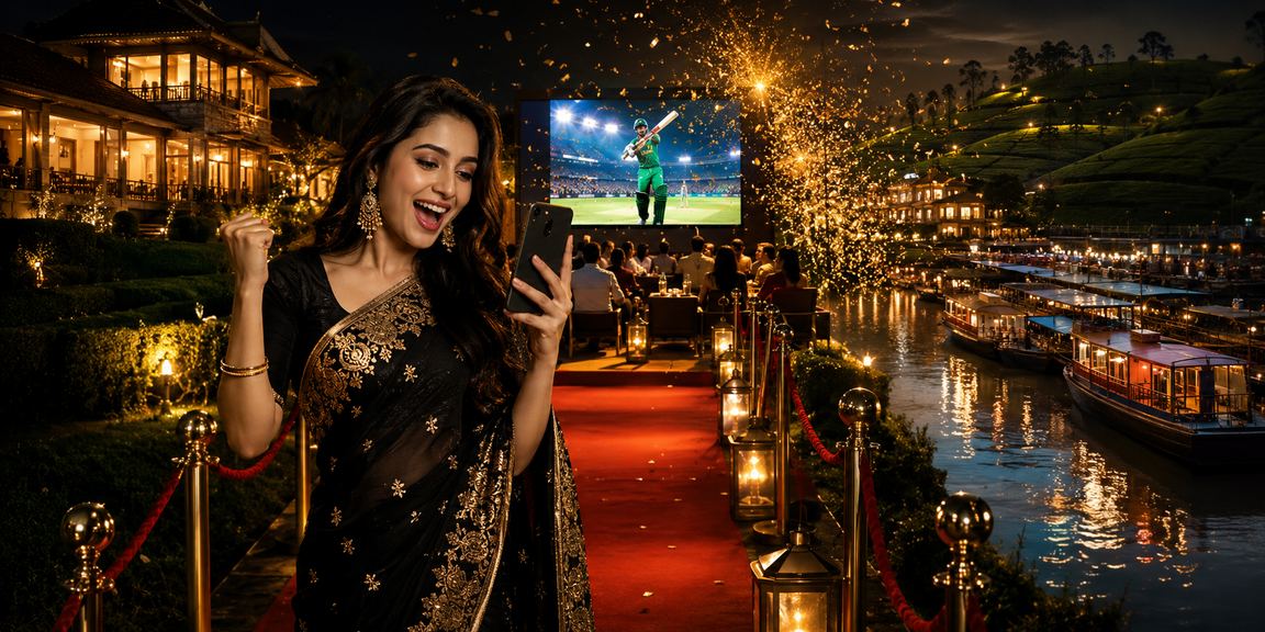 সিলেটে চা বাগানের পাশে ক্রিকেট বেটিং